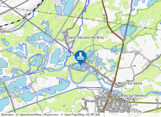 Saint-Sauveur-Les-Bray - Domaine De La Goujonne sur la carte