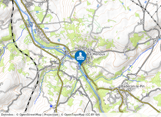 Le Bourgoin sur la carte