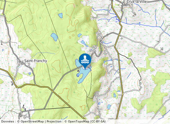 Etang Du Merle sur la carte