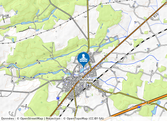 Plan D Eau De L Arche sur la carte