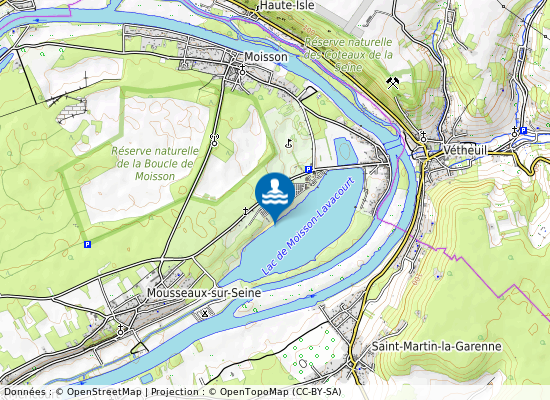 Base De Loisirs De Moisson sur la carte