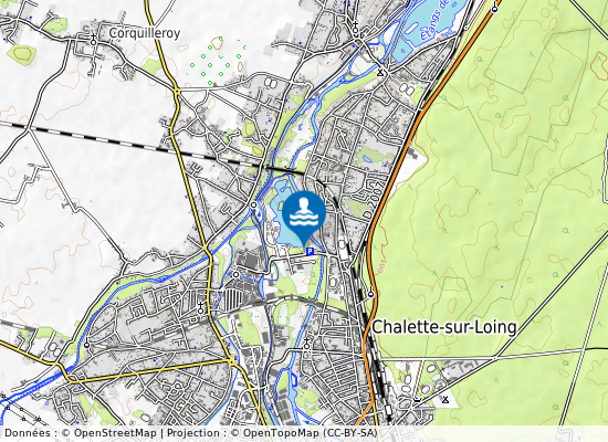 Etang Communal sur la carte