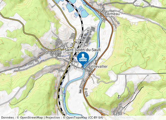 Saint-Julien-Du-Sault sur la carte