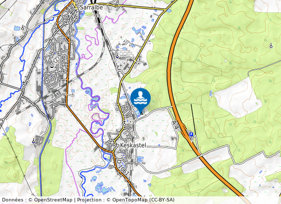 Centre De Loisirs Keskastel sur la carte