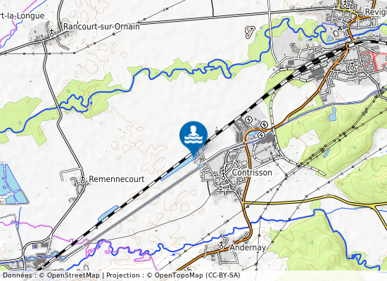 La Ballastiere sur la carte