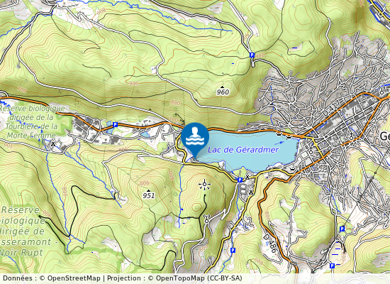 Bout Du Lac Le Lido sur la carte