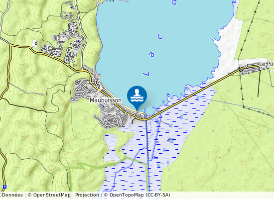 Plage Du Montaut sur la carte