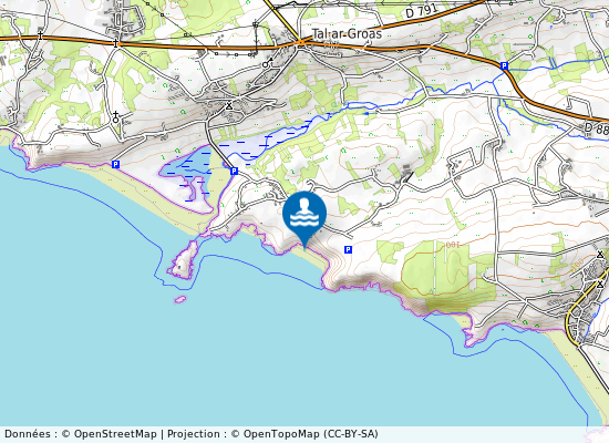 Poul (Le Guern) sur la carte