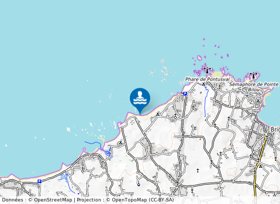 Menez Ham sur la carte