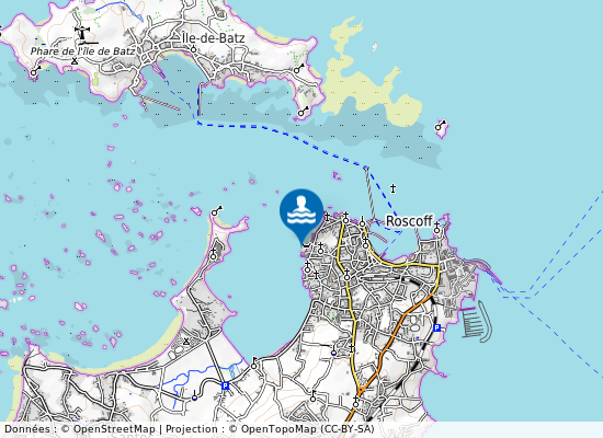 Roc H Kroum sur la carte