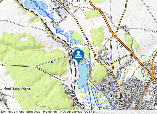 Beauvais-Plan D Eau Du Canada sur la carte