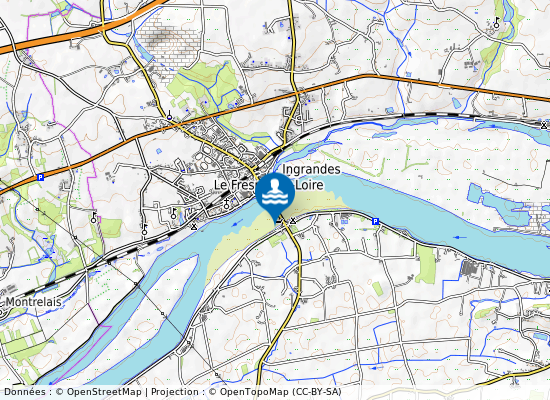 Le Port (Ingrandes) sur la carte