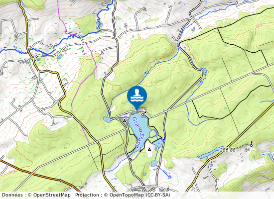 Lac De Sille Le Guillaume sur la carte