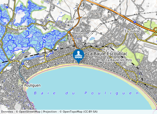 Face Av. Du Gal De Gaulle sur la carte