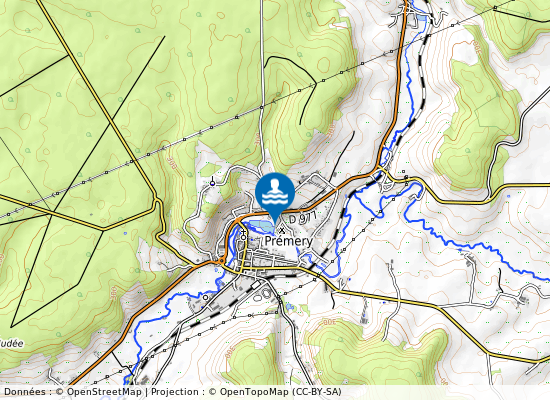 Etang Des Pres De La Ville sur la carte