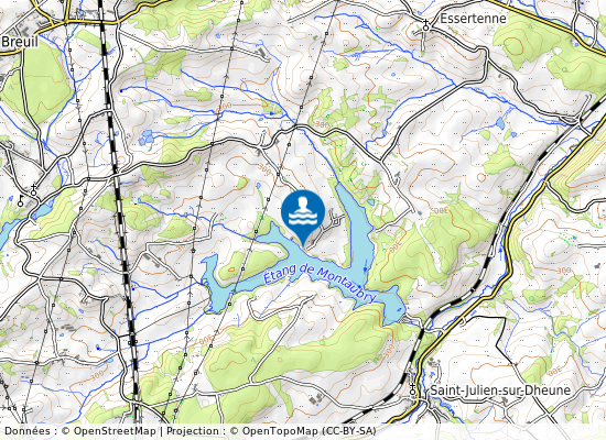 Montaubry Les Patins sur la carte