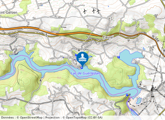 Beaurivage sur la carte