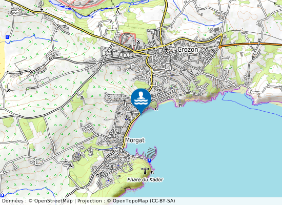 Morgat (Toul An Trez) sur la carte