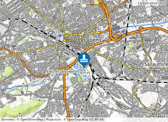 Avion Lac Aux 3 Ilets sur la carte