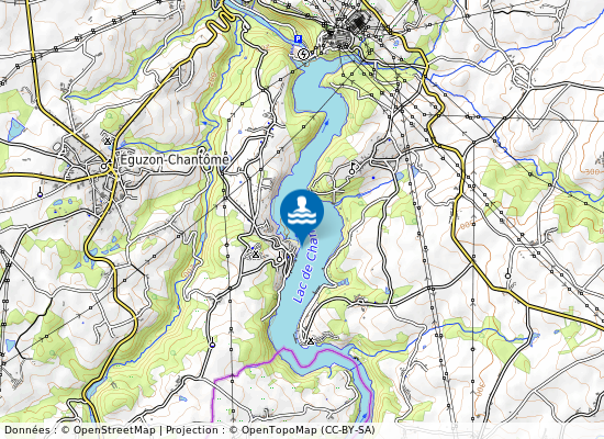 Chambon A sur la carte